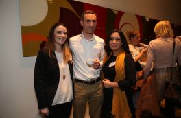Jane Dunleavy with Derek Bell and Sara Eslami